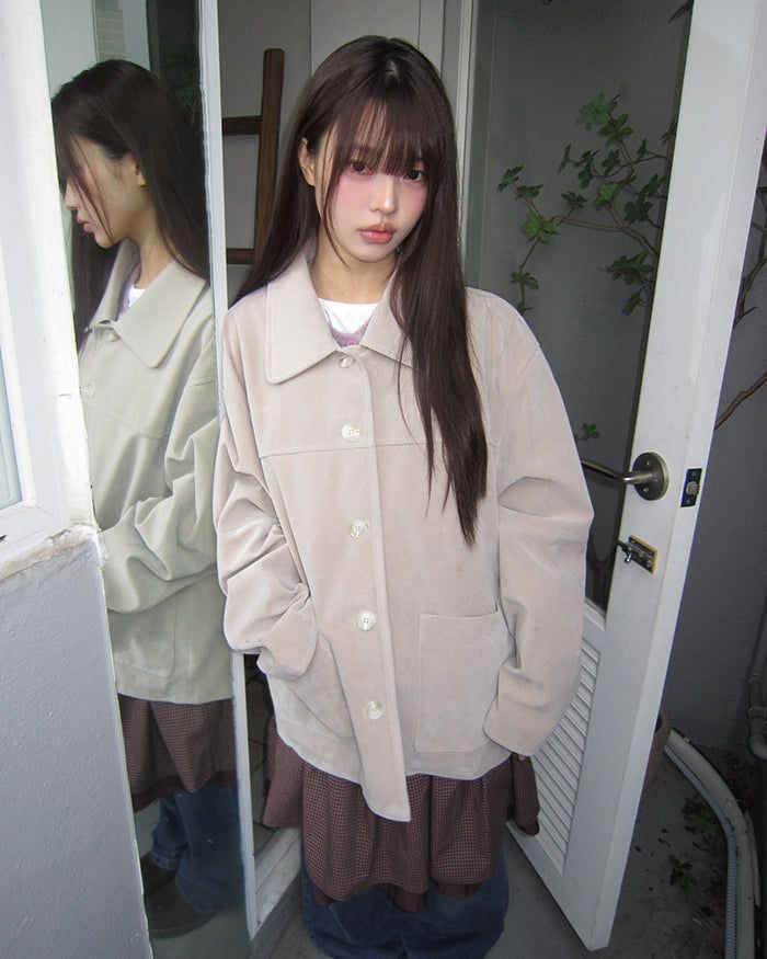 WONDER WONDER（ワンダーワンダー）の「 ケーン スエード パウダージャケット（ジャケット/アウター）」