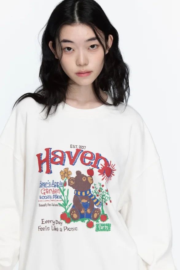 26FW★ Picnic Bear Sweatshirt