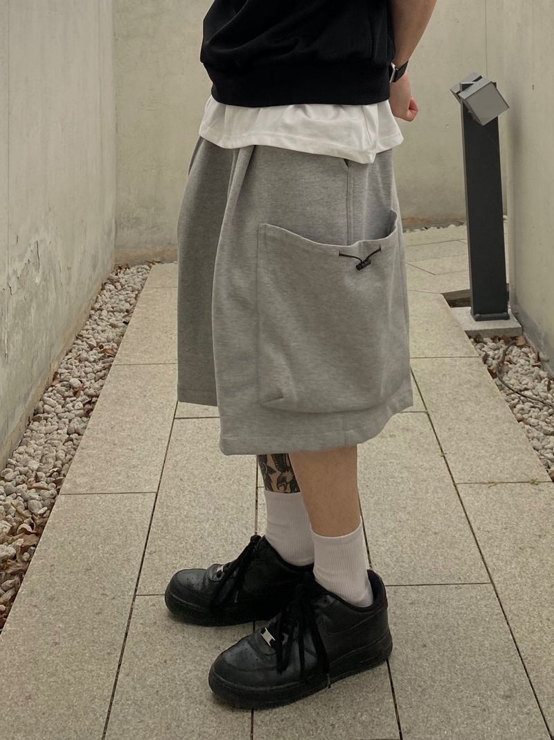 String big pocket half pants 3C