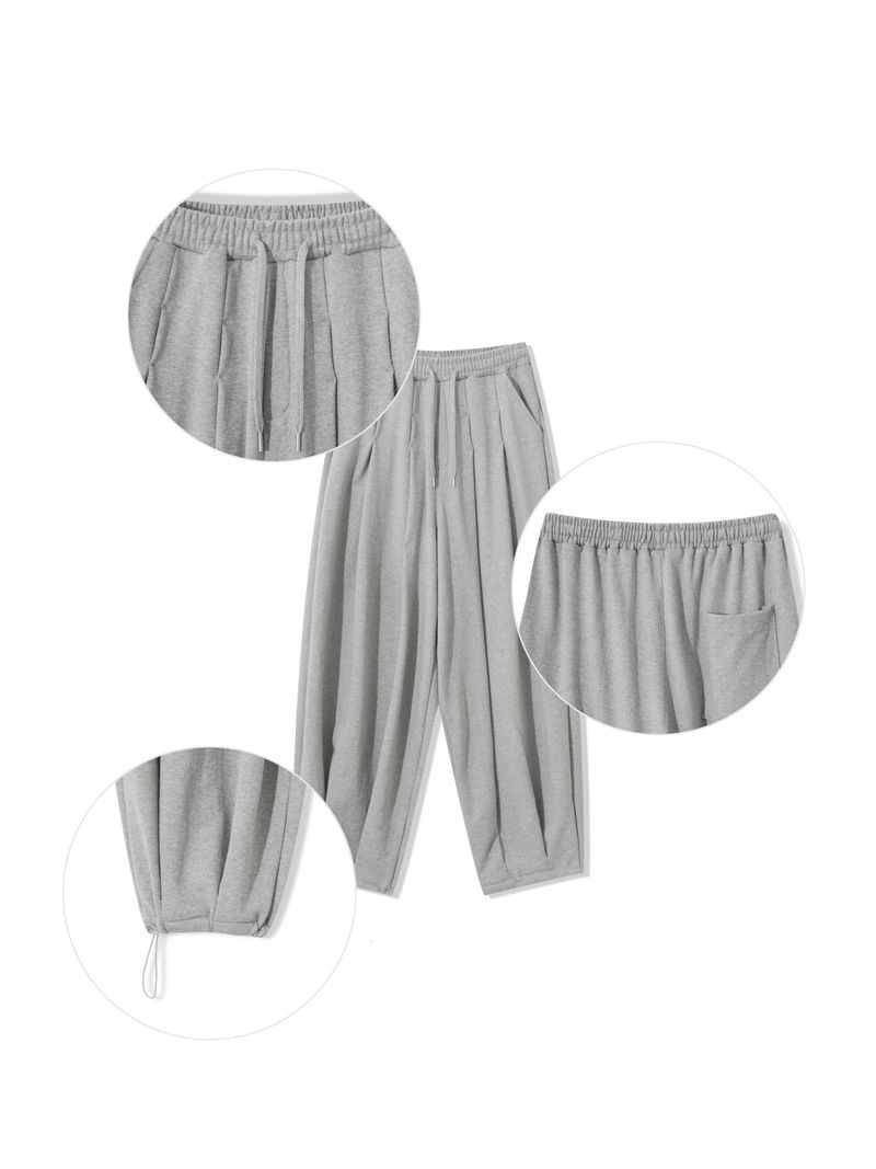 Tissue Pintuck Sweat Pants
