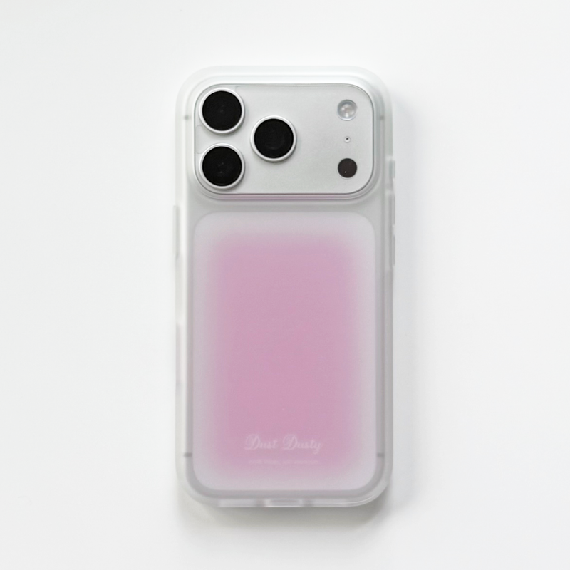  [반투명] pink syrup case
