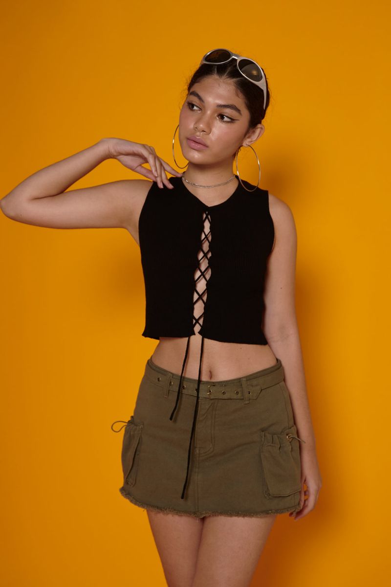 CARGO MINI SKIRT