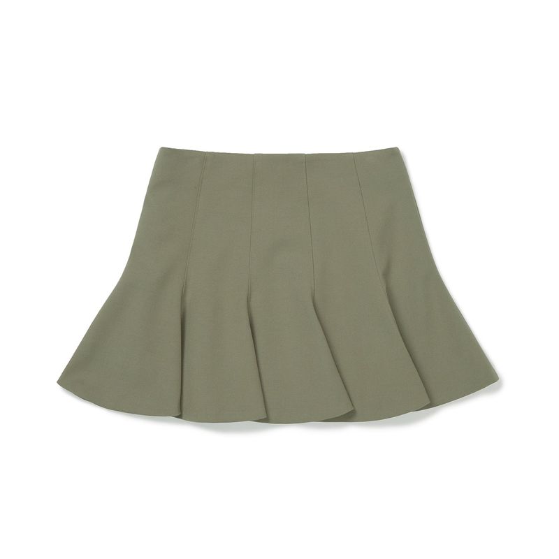 クラシックゴアミニスカート / Classic Gored Miniskirt [OLIVE]