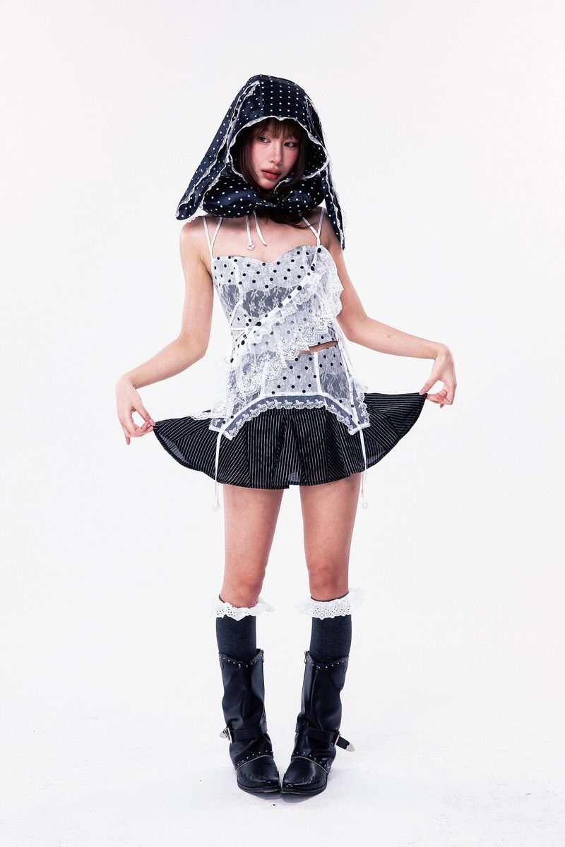 PLÜF Godet Base Skirt (Black)