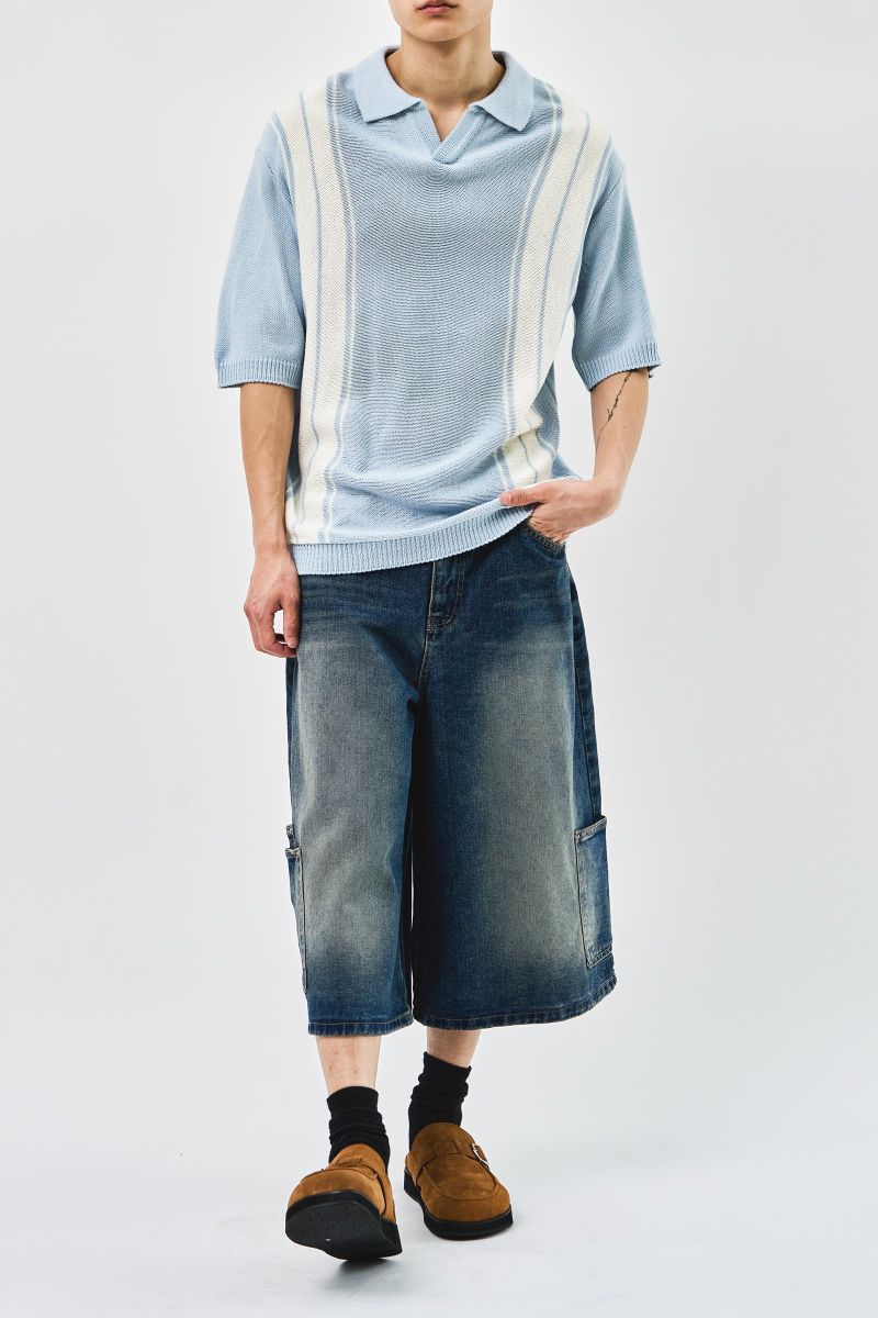Luna Bermuda Denim (2color)