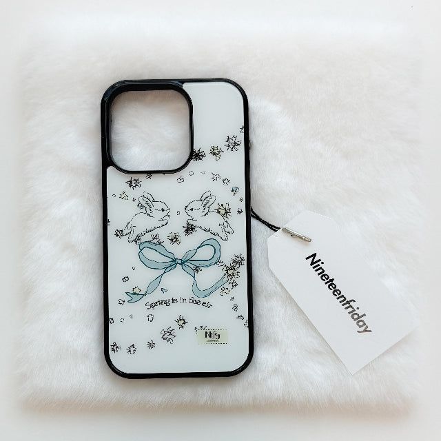 FLOWER DUST RABBIT MAGSAFE PHONE CASE