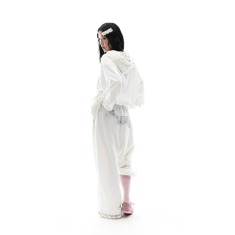 ojos（オホス）の「Hotfix Logo Wide Sweatpants / Off White（Pants）」