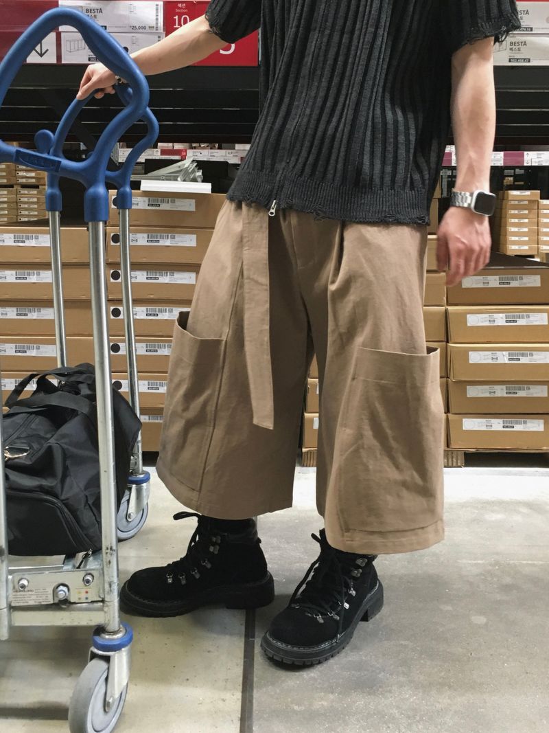Vienne Belting Cargo Bermuda Pants 3C