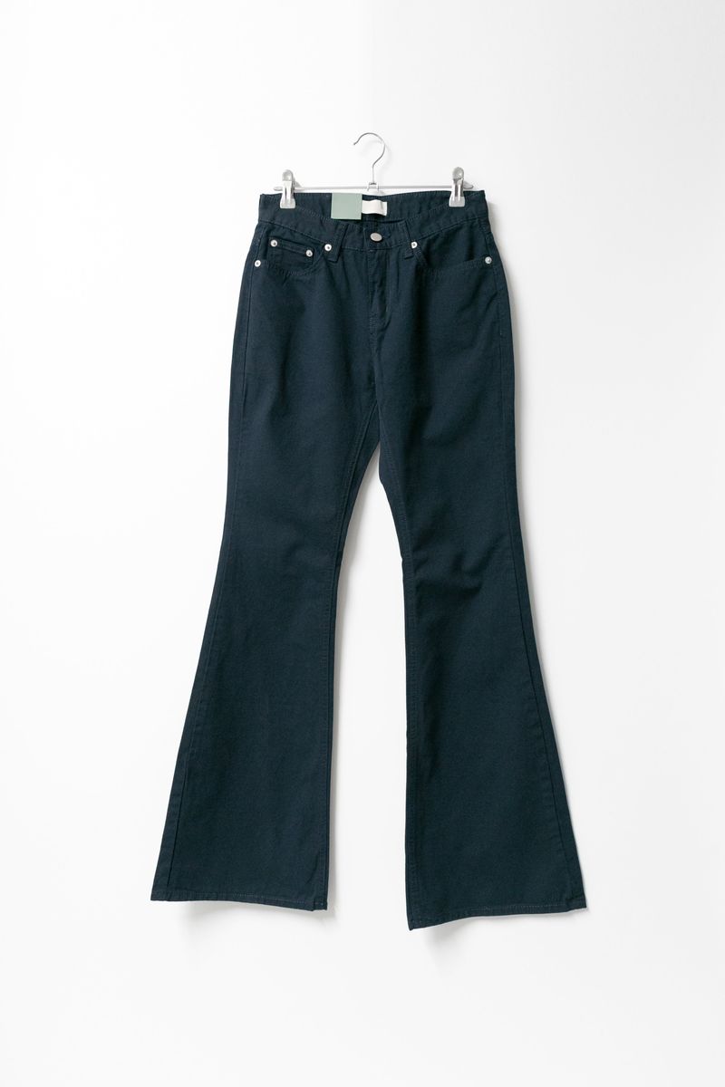 slim low rise boots-cut pants(S-L)