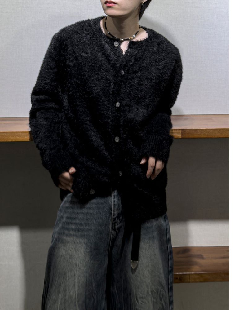 Halo Angora Round Cardigan