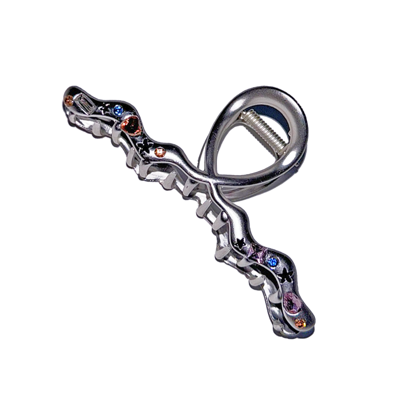 3amgang（スリーエイエムギャング）の「Silver cubic wave hairpin（Hair Accessories）」
