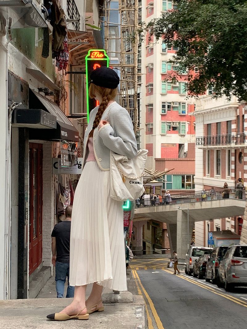 [MADE] LOVE MORE PINTUCK LONG SKIRT