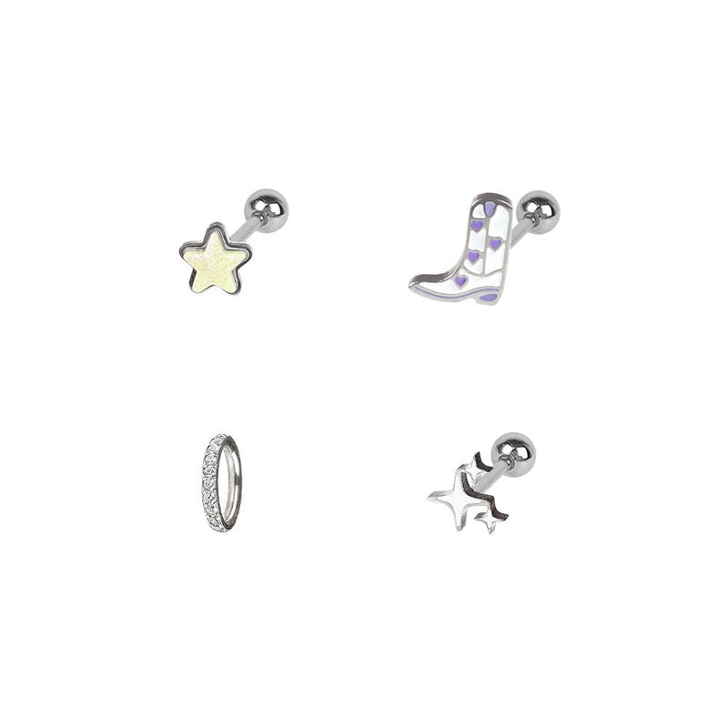 [SET] Funky Boots Star Piercing