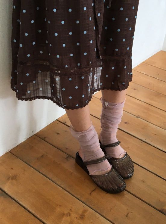 Noe Wave See-through Leg Warmers
