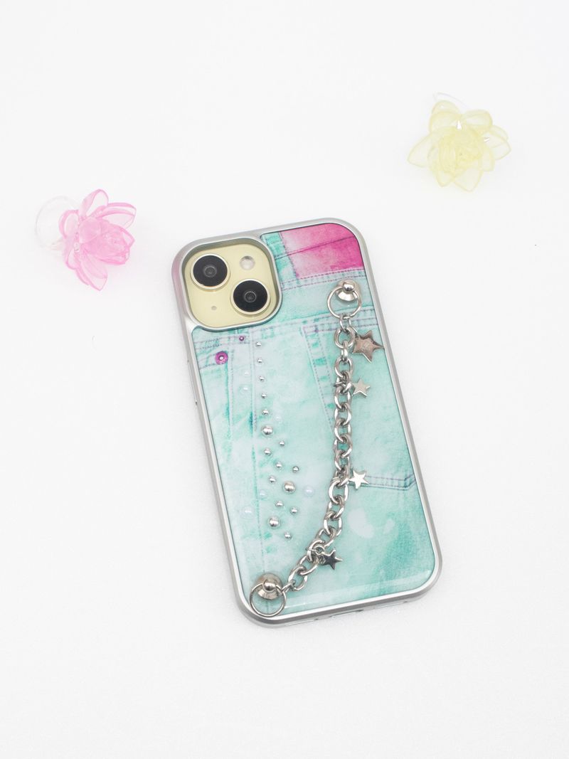 DENIM CHAIN CASE (2colors)