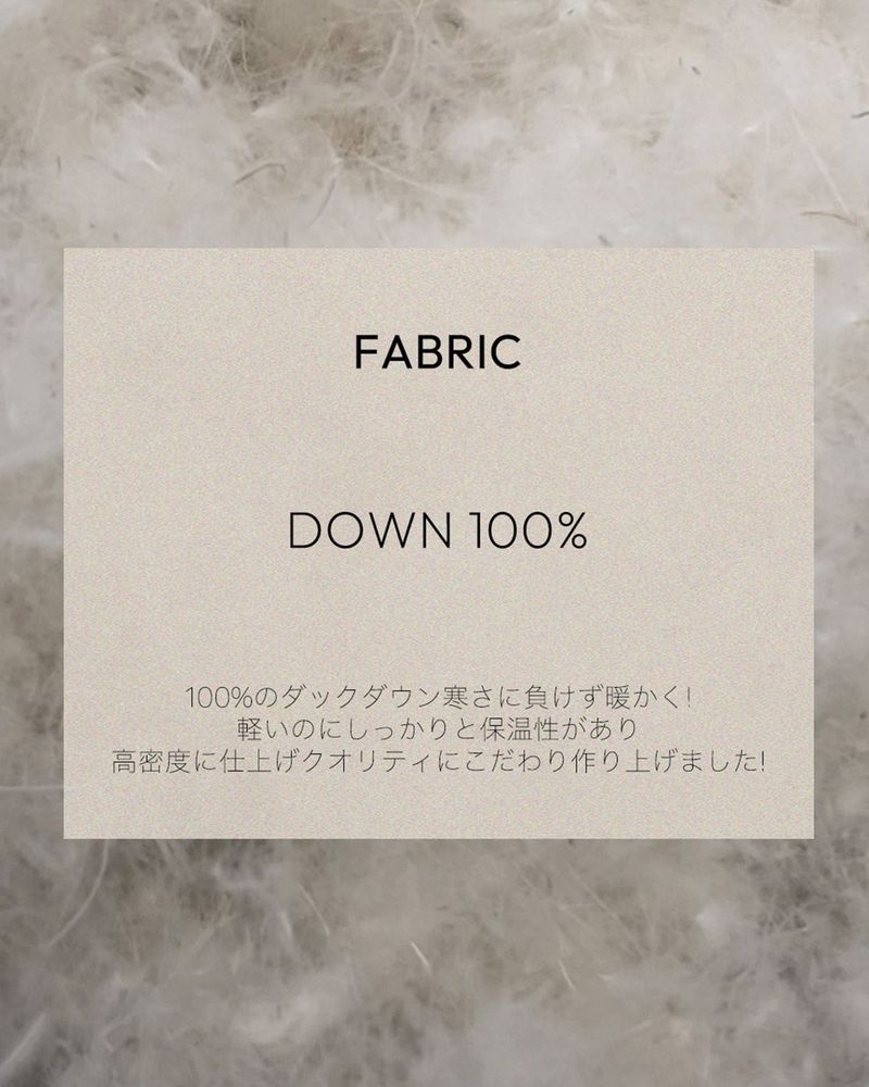 【MADE】Duck down padded jumper