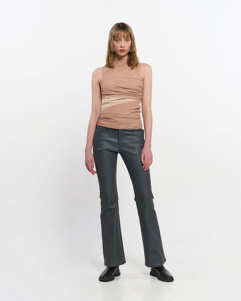 Layered Sleeveless _ BEIGE