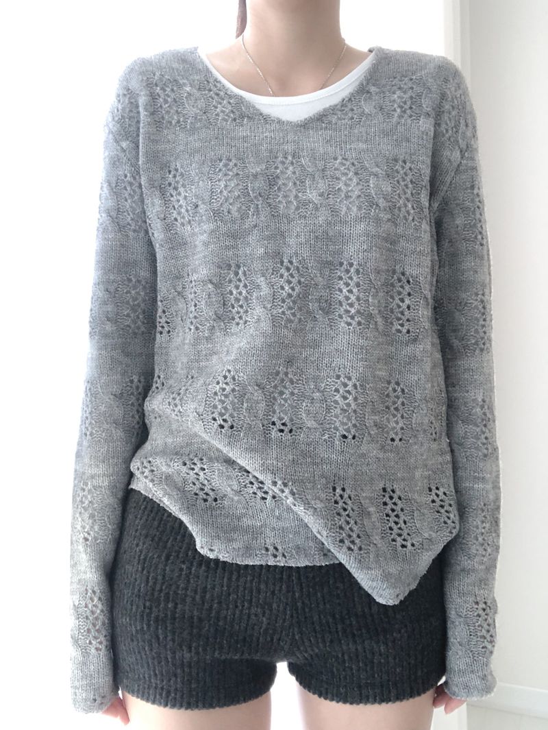 mild knit shorts (4c)