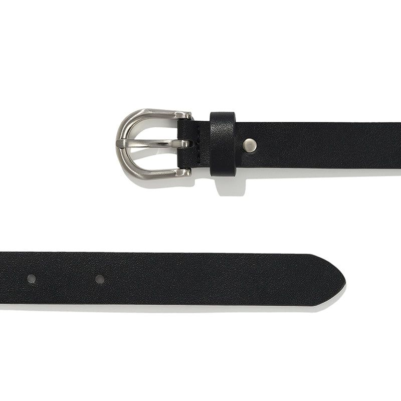 KIRSH PLAIN BELT [BLACK]