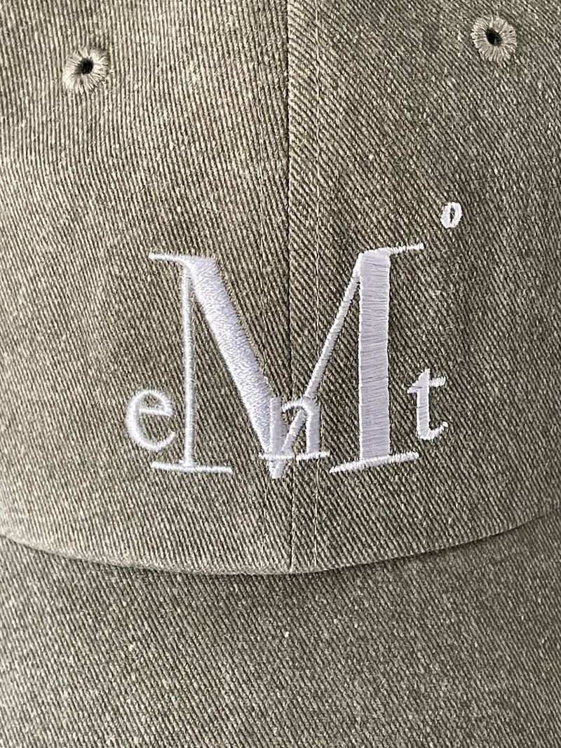 MUCENT BALL CAP (Dyeing khaki)
