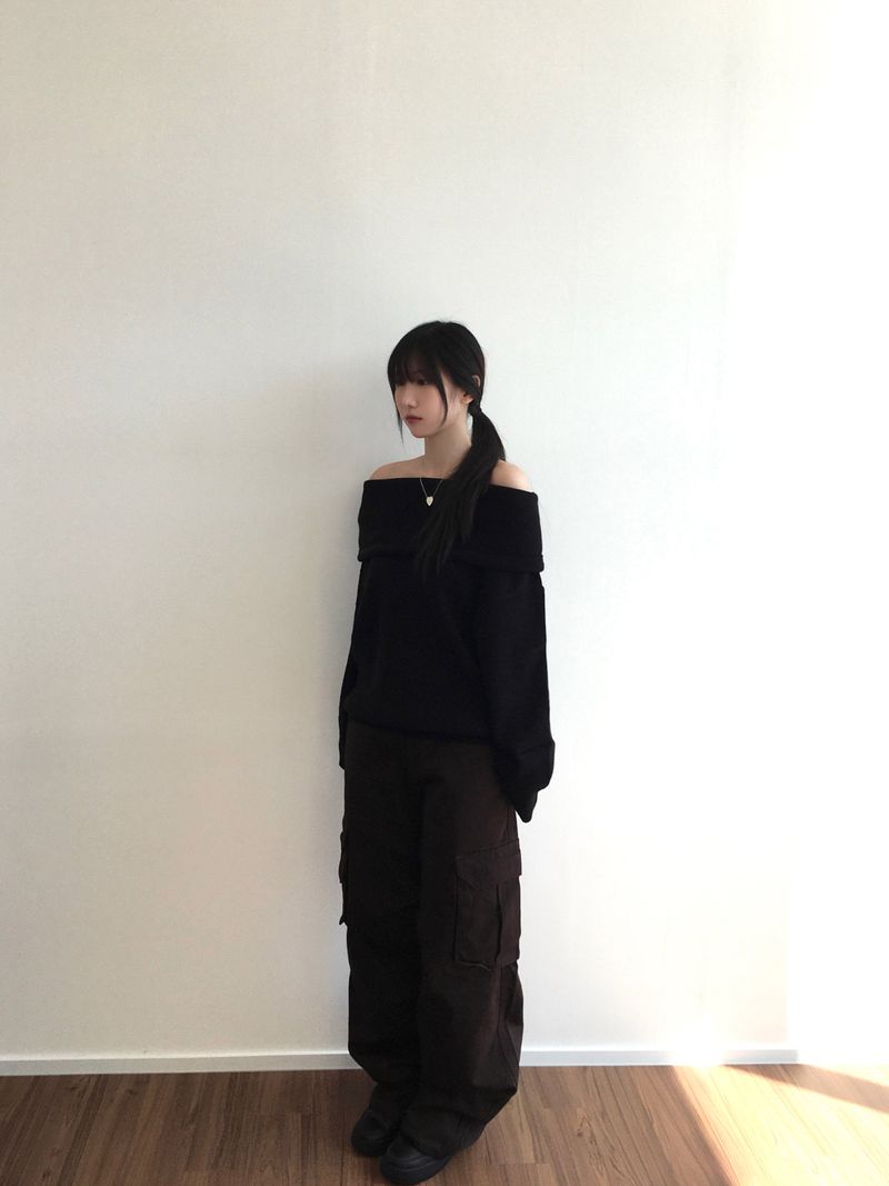 Work low-rise cargo pants (2 colors)
