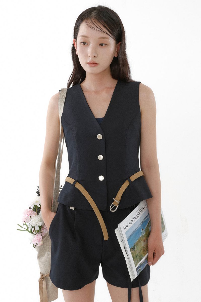 [SET-UP] TAILORED VEST SET