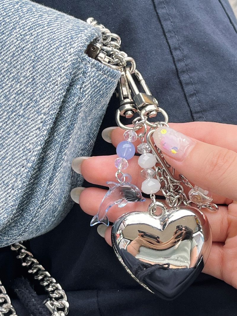MADE silver love Keyring