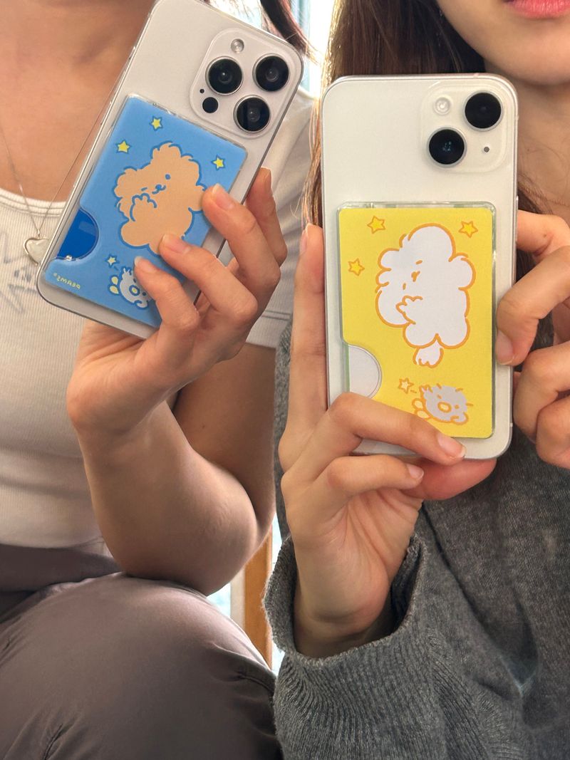 PERMS（パムズ）の「[Magsafe] カードケース | Vポーズ 2Type（スマホグッズ/小物）」