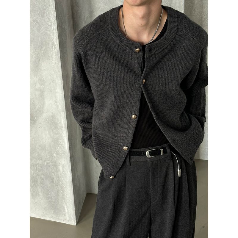  [F/W] Blen round neck cardigan(3color)