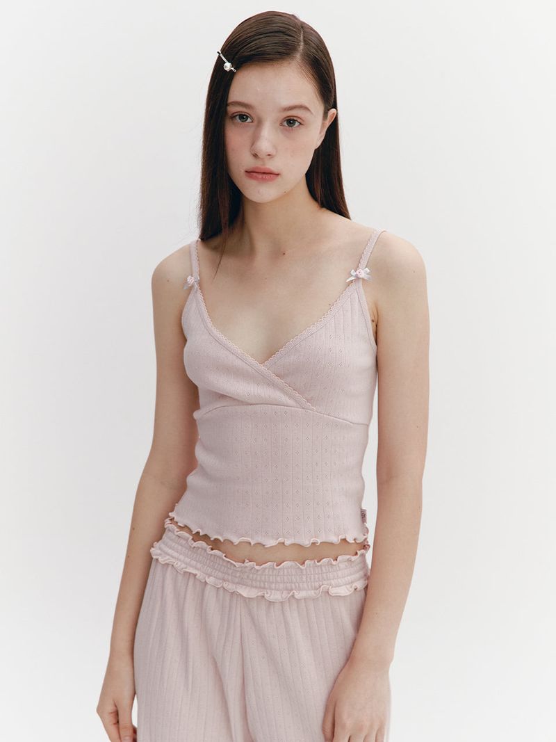 MOILLY(モイリー)の「Wave Sleeveless Pink(Tops)」