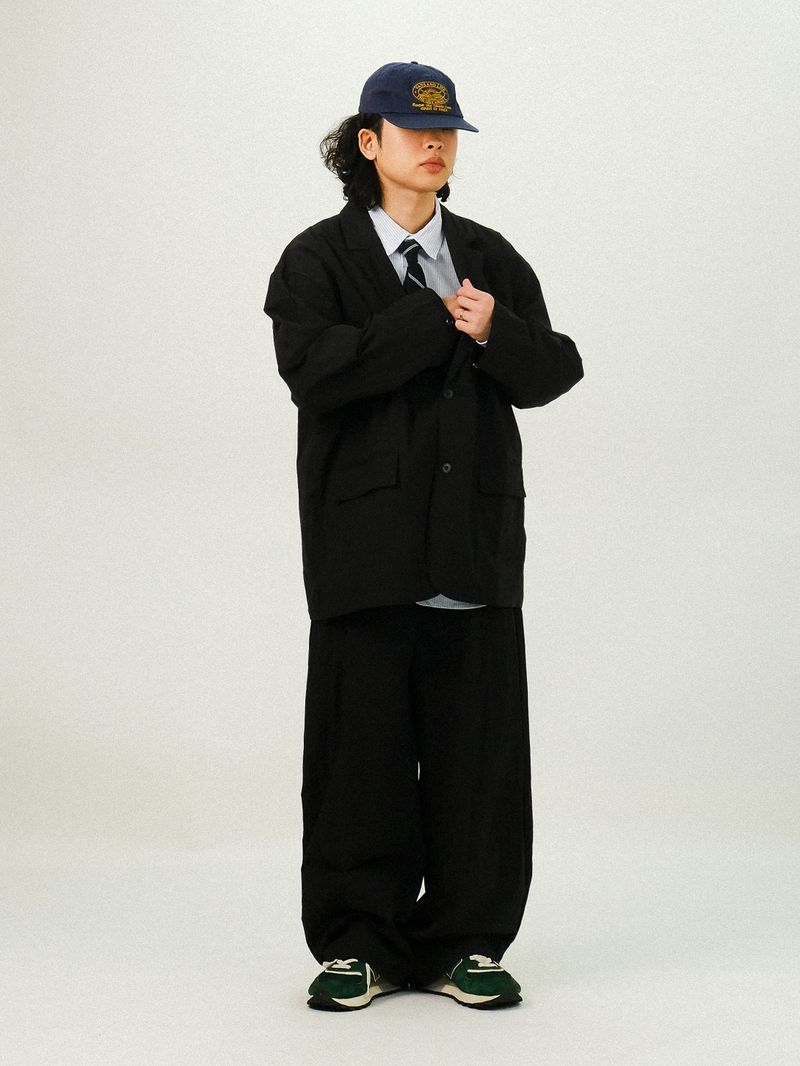 OD Deep One-tuck Wide Banding Pants