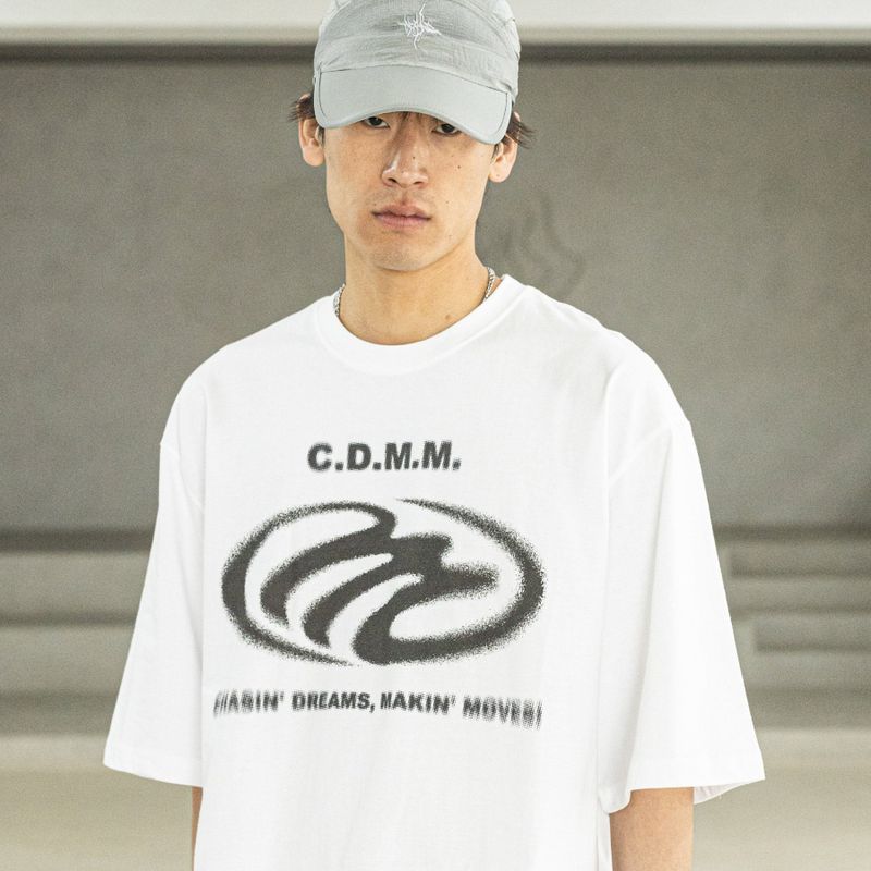 CDMM REAL OVERSIZED SHORT T-SHIRTS MSFTS003-WT