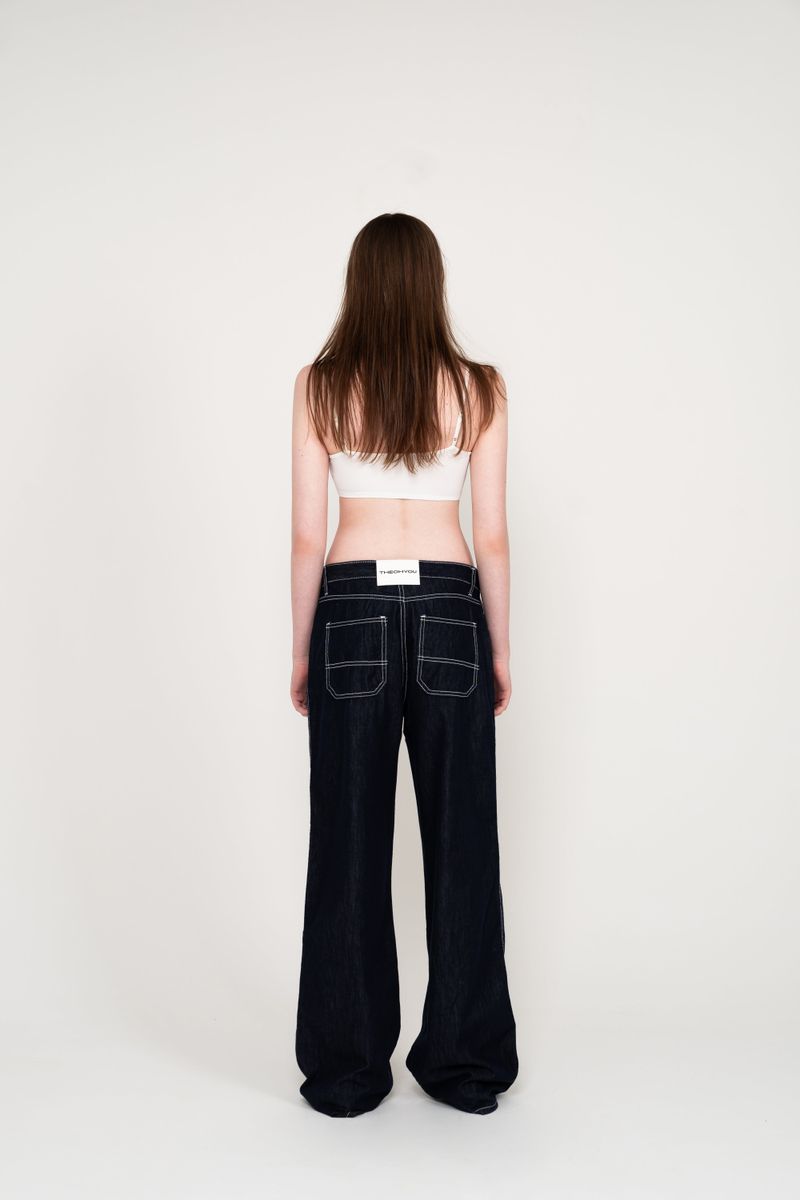 NON-FADE DENIM PANTS