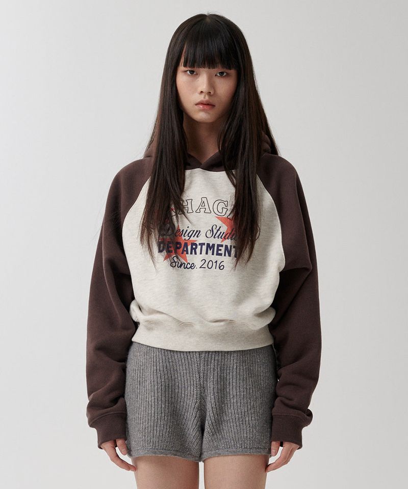 mahagrid(マハグリッド)の「DEPARTMENT STAR CROP HOODIE(Tops)」