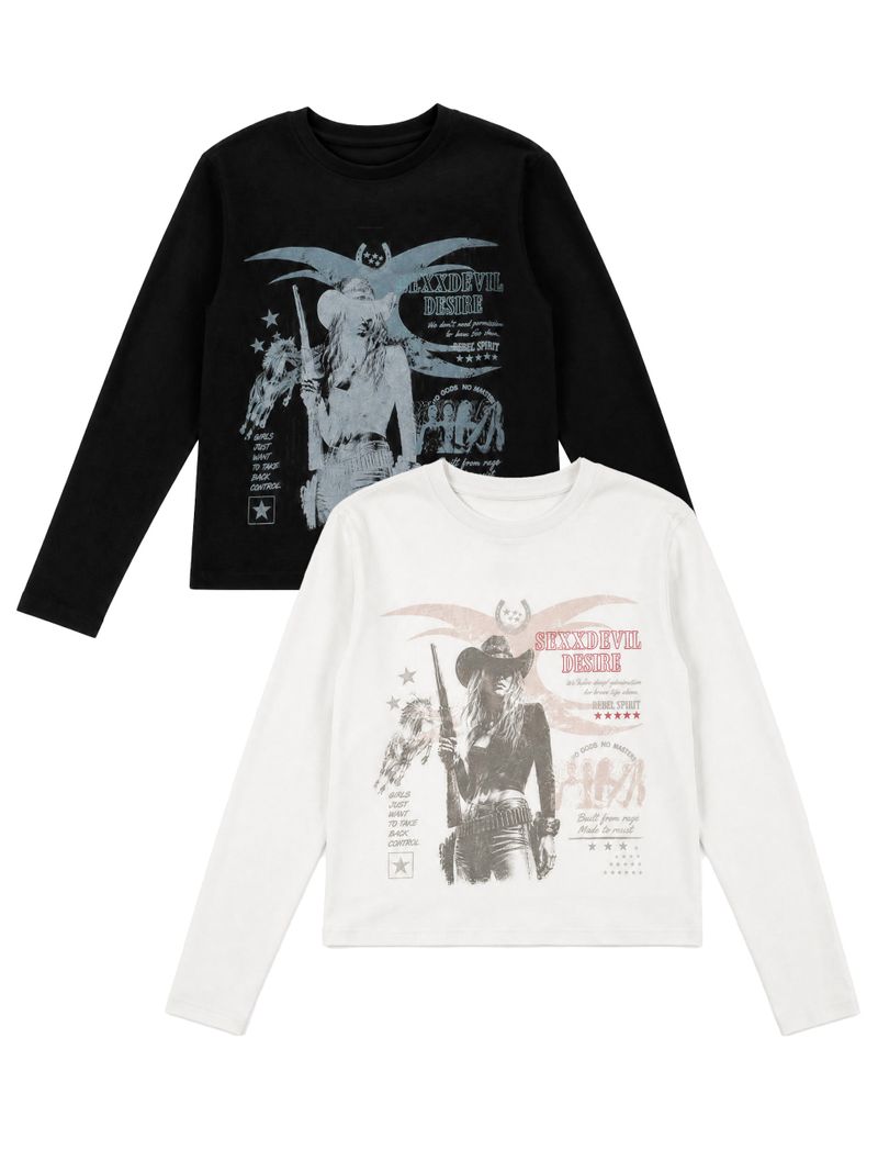 SEXXDEVIL（セックスデビル）の「SEXXDEVIL "COMBAT" Graphic LS TEE（Tops）」