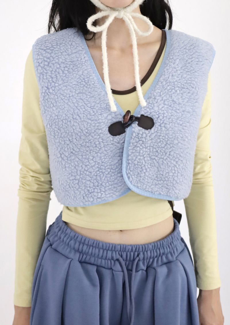 Bubbly Fur vest(4colors)