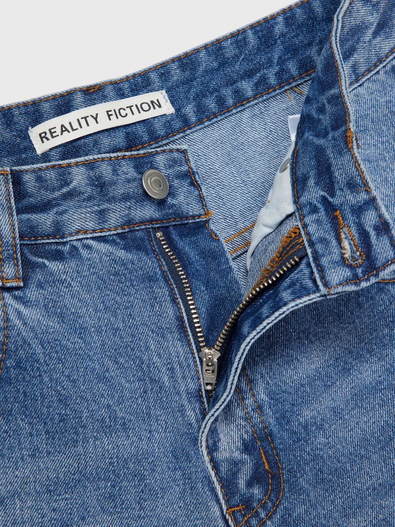 Tapered Round Denim Pants Indigo