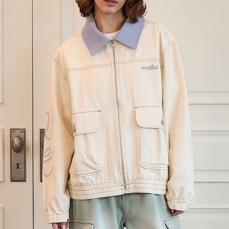 WaiKei（ワイケイ）の「Color block work jacket（Jackets/Outerwear）」