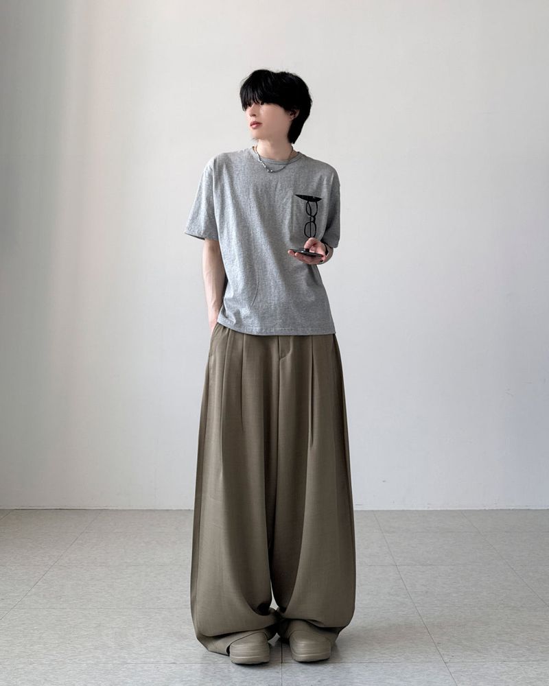 Romar Two-Tuck Wide Slacks