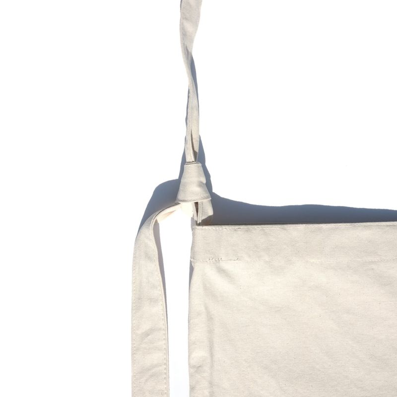 [Patchwork Canvas Bag] Banana Leaves - Pale Pink