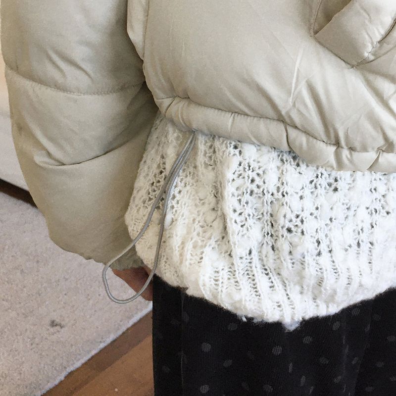Lizer Cotton Candy Oversized Fit Color Short Padded Jacket