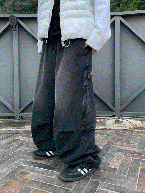 WHAT A LOOK（ワット ア ルック）の「 Sylvie Parachute Carpenter Denim（Pants）」