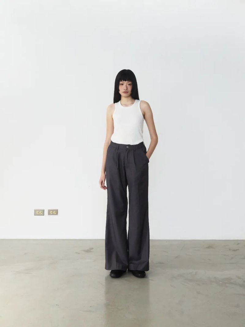 PT7 Slight Flare Trousers