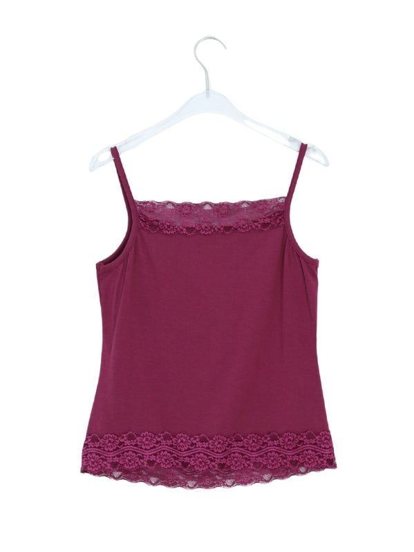 Rites Two-Way Button Lace Strap Sleeveless