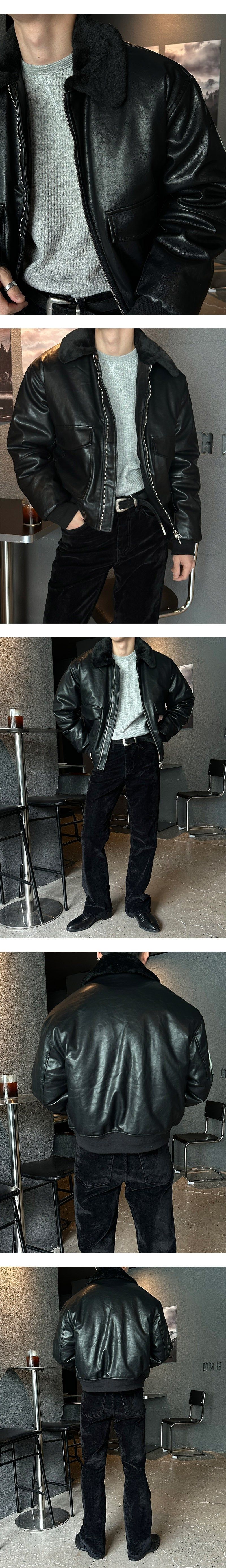  [F/W] Leather sheep mustang
