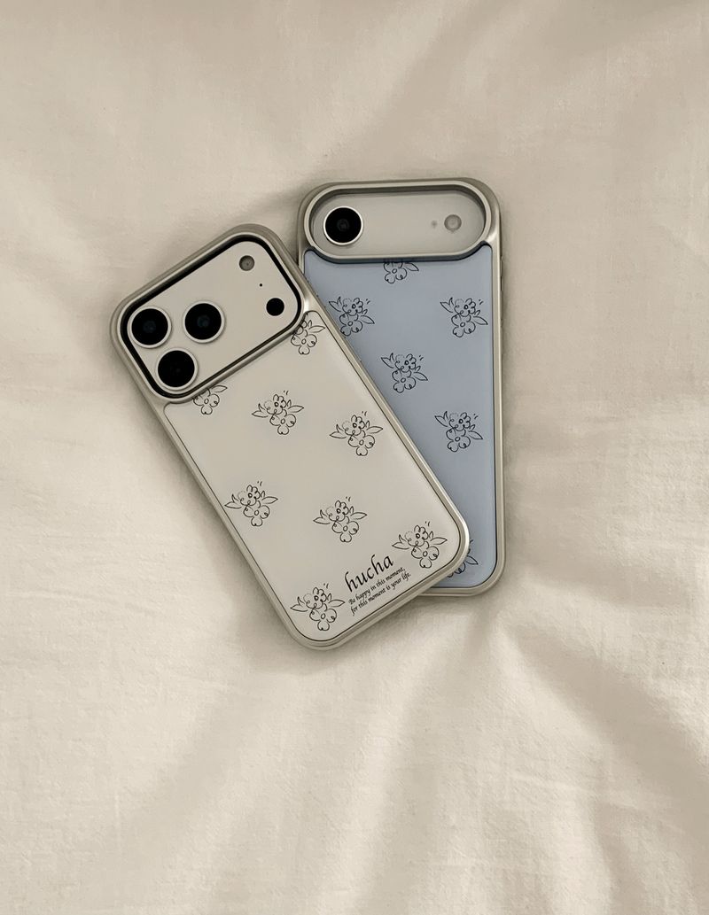 Flower Drawing Epoxy Phone Case