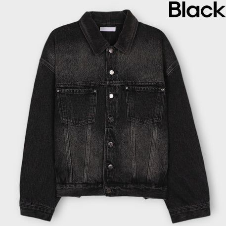 French Golden Work Denim Jacket
