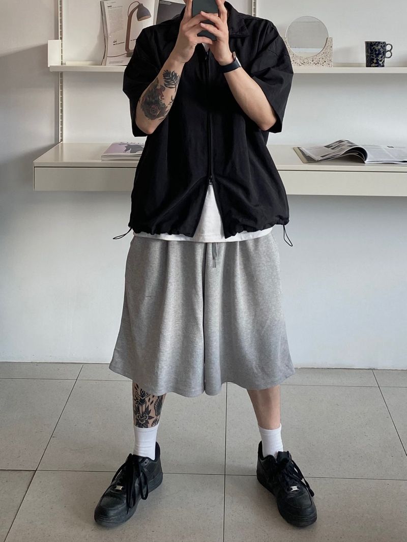 Basic Sweat Bermuda Pants 2C