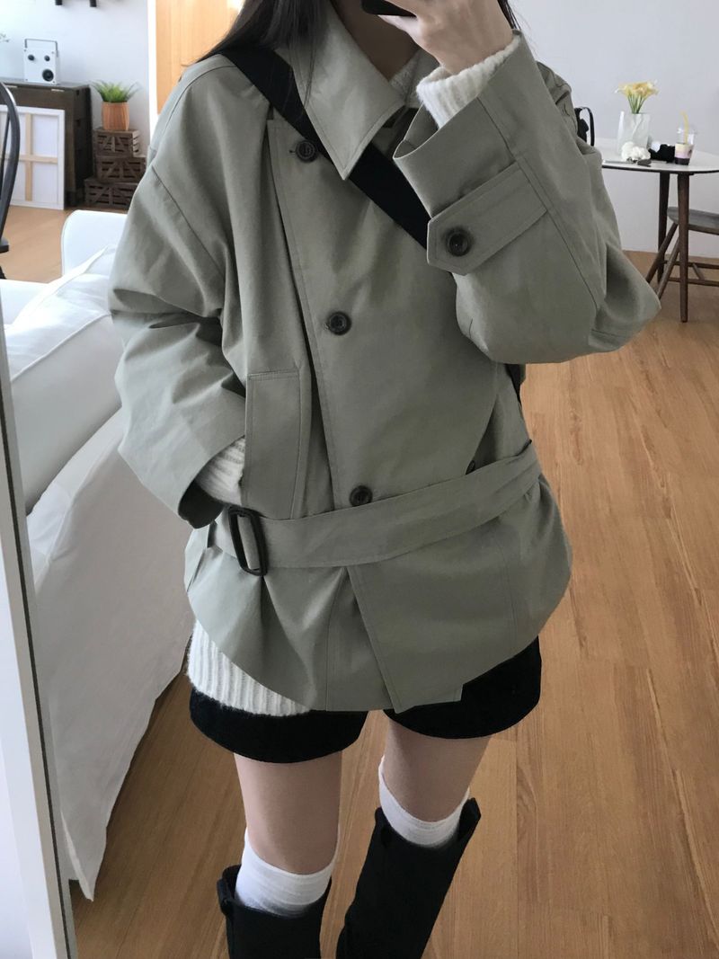 Root Short Trench Jacket (3 colors)