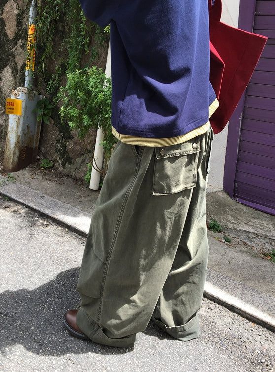 [unisex] Dmit Parasute String Wide Pants